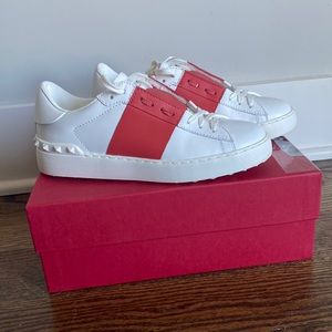 Valentino Rockstud Leather Sneaker